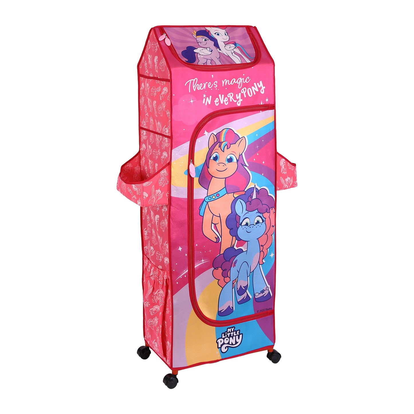 Kudos Kids My Little Pony Wardrobe 5 shelves - Pink