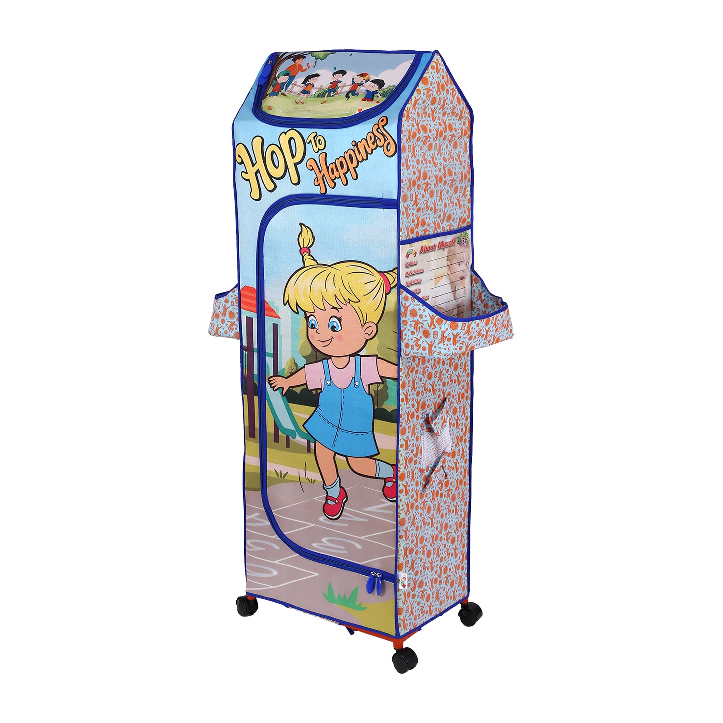Kudos Character Edition Girl Playing Hopscotch 5 Shelves Wardrobes