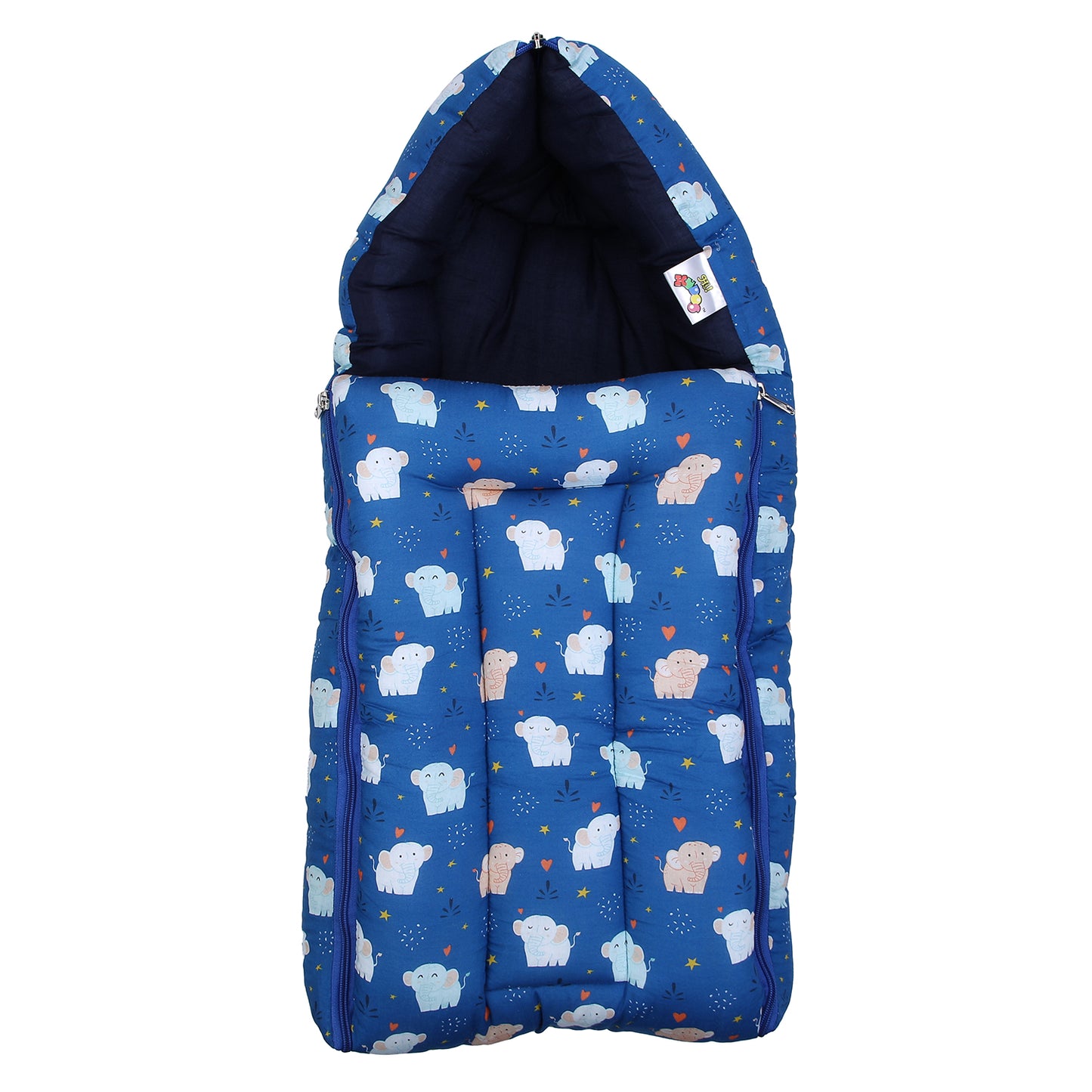 Cozy carry Nest - Elephant - Blue