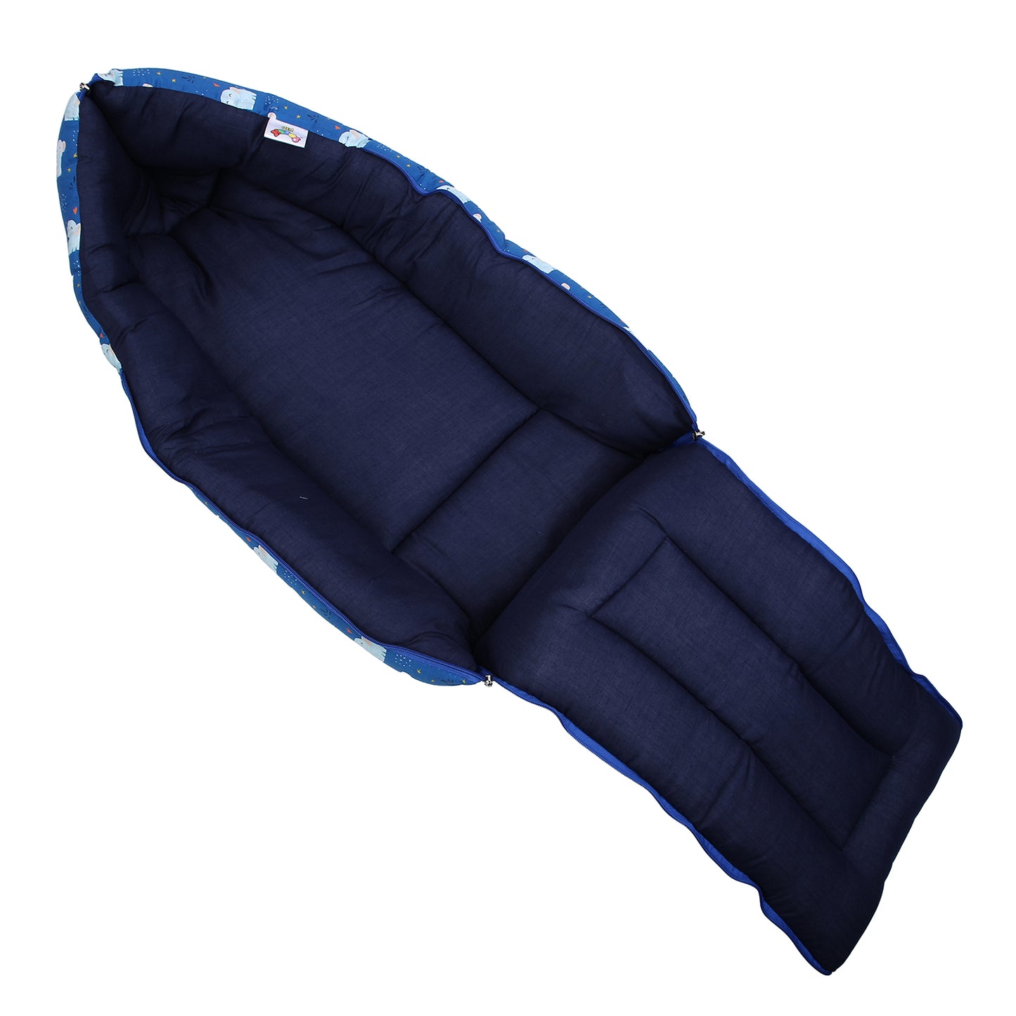 Cozy carry Nest - Elephant - Blue