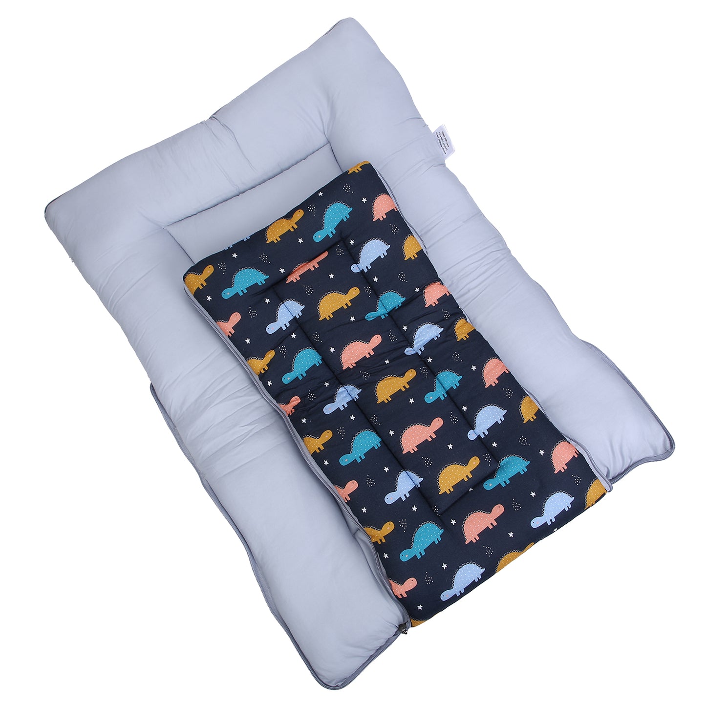 Cozy carry Nest - Dino Theme - Dark Blue