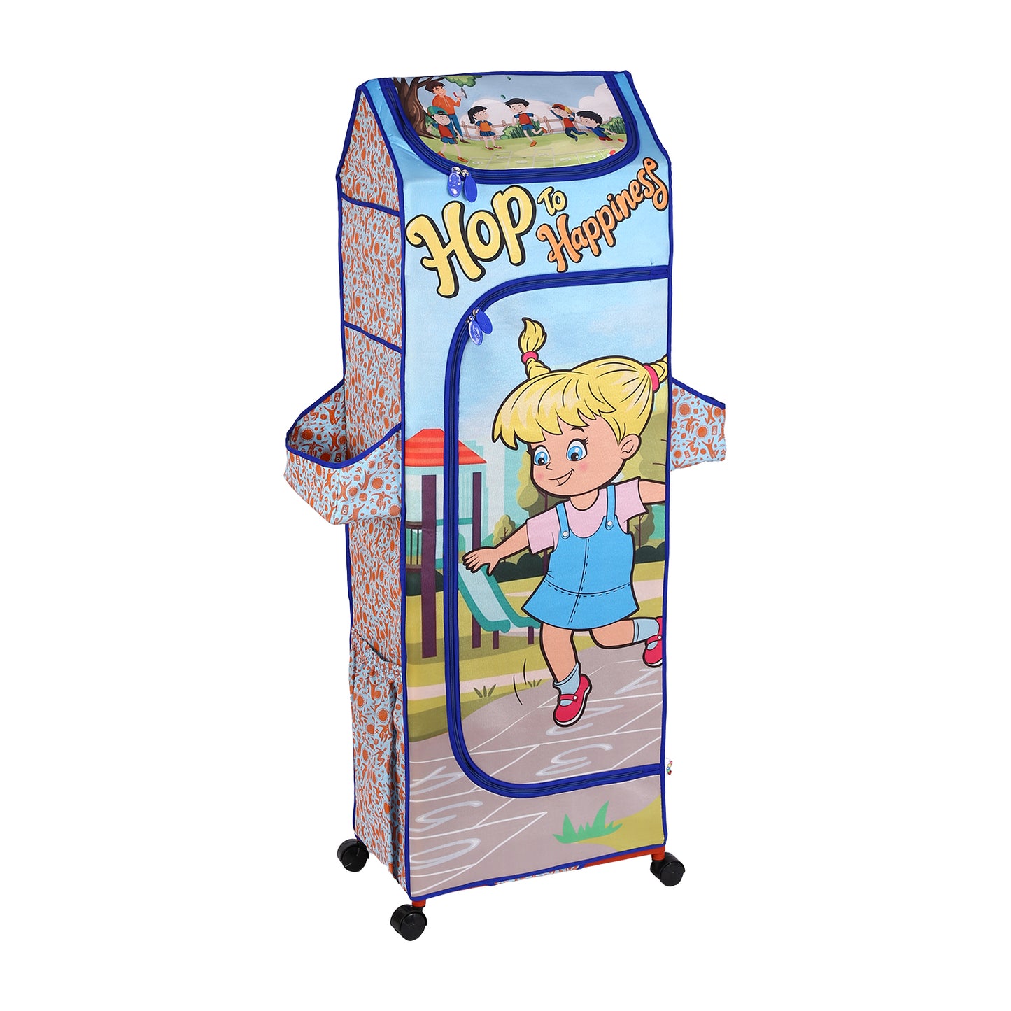 Kudos Character Edition Girl Playing Hopscotch 5 Shelves Wardrobes