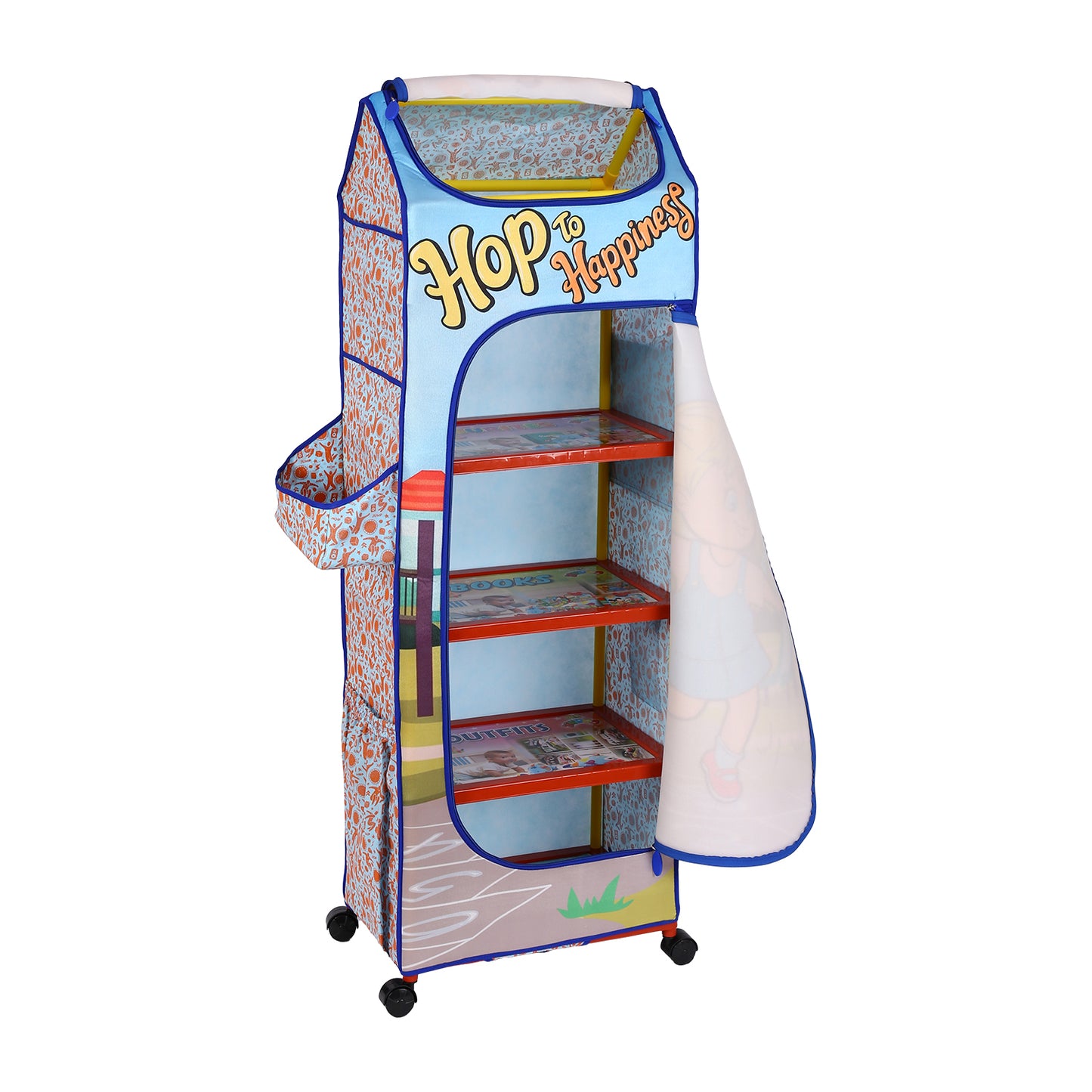 Kudos Character Edition Girl Playing Hopscotch 5 Shelves Wardrobes