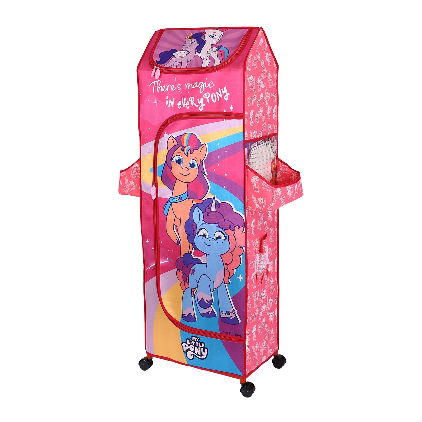 Kudos Kids My Little Pony Wardrobe 5 shelves - Pink