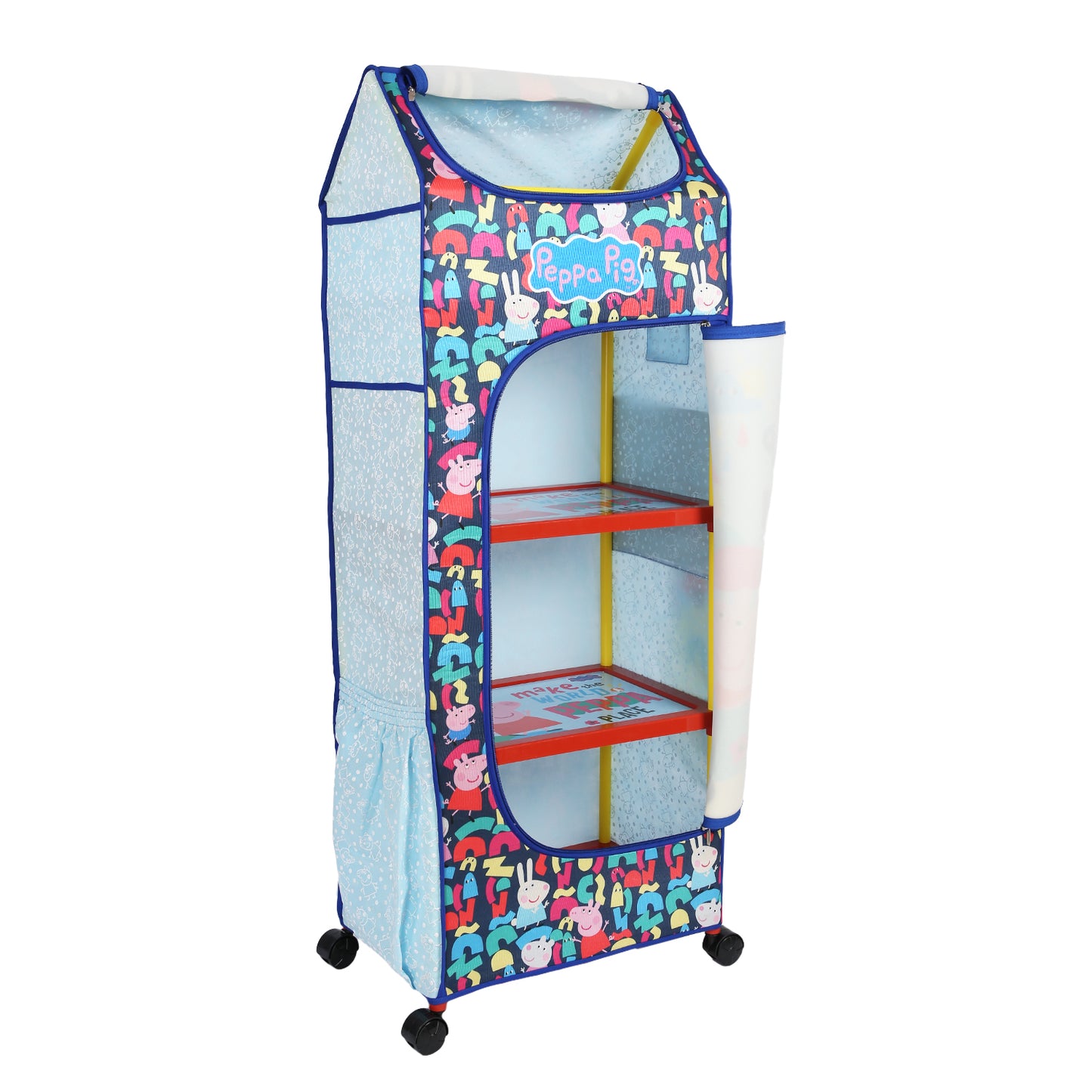 Kudos Kids Peppa Pig Wardrobe 4 shelves