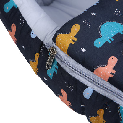Cozy carry Nest - Dino Theme - Dark Blue